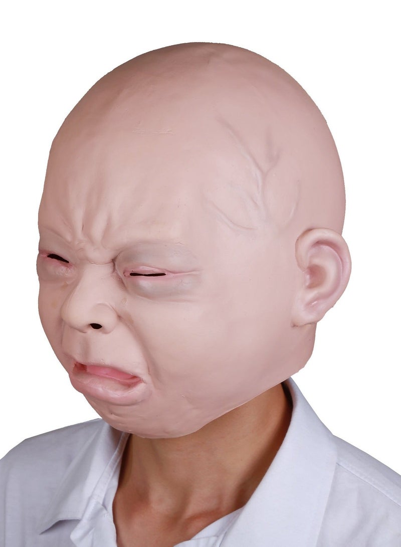 Y&D Baby Party Adult Full Head Latex Mask, Multi, Standard  - Image 2