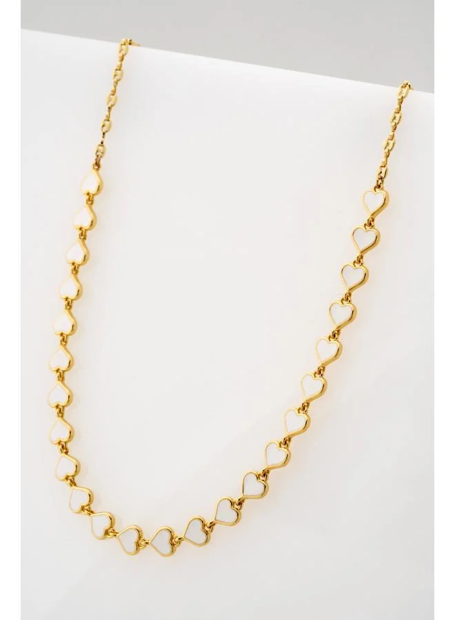 Ted Baker  Hazel Enamel Heart Chain Necklace for Women | Best Price UAE