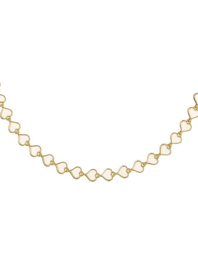 Ted Baker  Hazel Enamel Heart Chain Necklace for Women | Best Price UAE