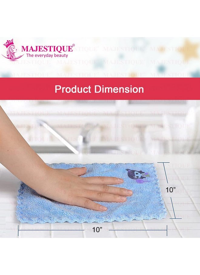 MAJESTIQUE Majestique Baby Grooming Kit and Healthcare, 7 in 1 Baby Hair Brush, Comb, Nail Clipper, Nail File and Soft Baby Towel Newborn Nursery, Infant Comb, Brush, Baby Care Products - Blue  - Image 5
