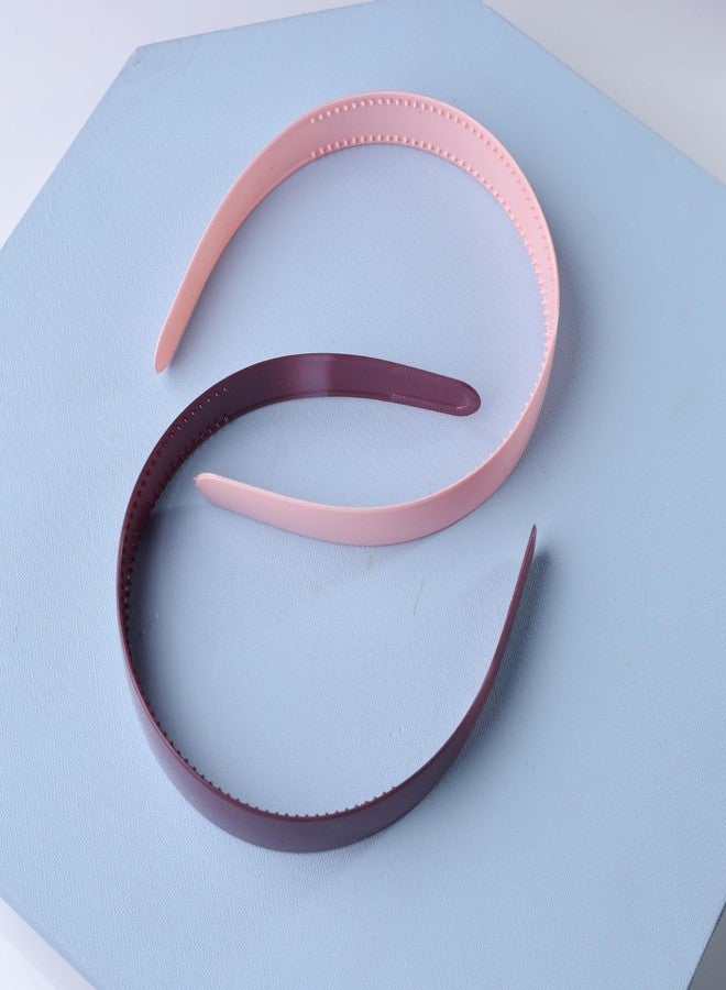 BellaStella Plastic Headbands with Teeth - Pack of 12 Glossy Hair Bands for Women, Girls, Teens & Kids - 2.5cm Wide Durable, Lightweight, Non-Slip Hair Accessories - Image 5