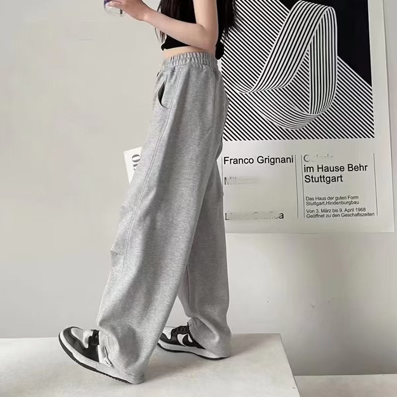Girls' Pants Summer Thin Summer Clothes Middle And Large Children'S Casual Straight Wide Leg Pants Children'S Black Trousers Girls Children'S Pants - Image 2