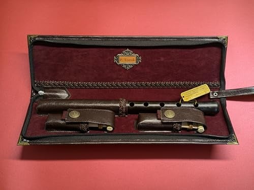 Theodoros Armenian Duduk Official P. Tonik, Professional Concert Quality Musical Instrument, Handmade from Armenian Apricot Wood, 2 Professional Reeds, Genuine Leather Case, Made in Armenia (Brown Leather Case) - Image 2