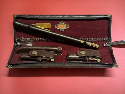 Theodoros Armenian Duduk Official P. Tonik, Professional Concert Quality Musical Instrument, Handmade from Armenian Apricot Wood, 2 Professional Reeds, Genuine Leather Case, Made in Armenia (Brown Leather Case) - Image 4