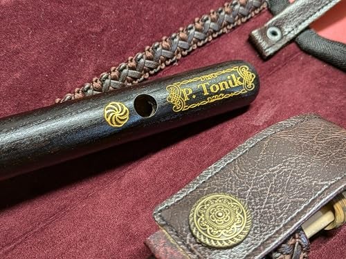 Theodoros Armenian Duduk Official P. Tonik, Professional Concert Quality Musical Instrument, Handmade from Armenian Apricot Wood, 2 Professional Reeds, Genuine Leather Case, Made in Armenia (Brown Leather Case) - Image 5