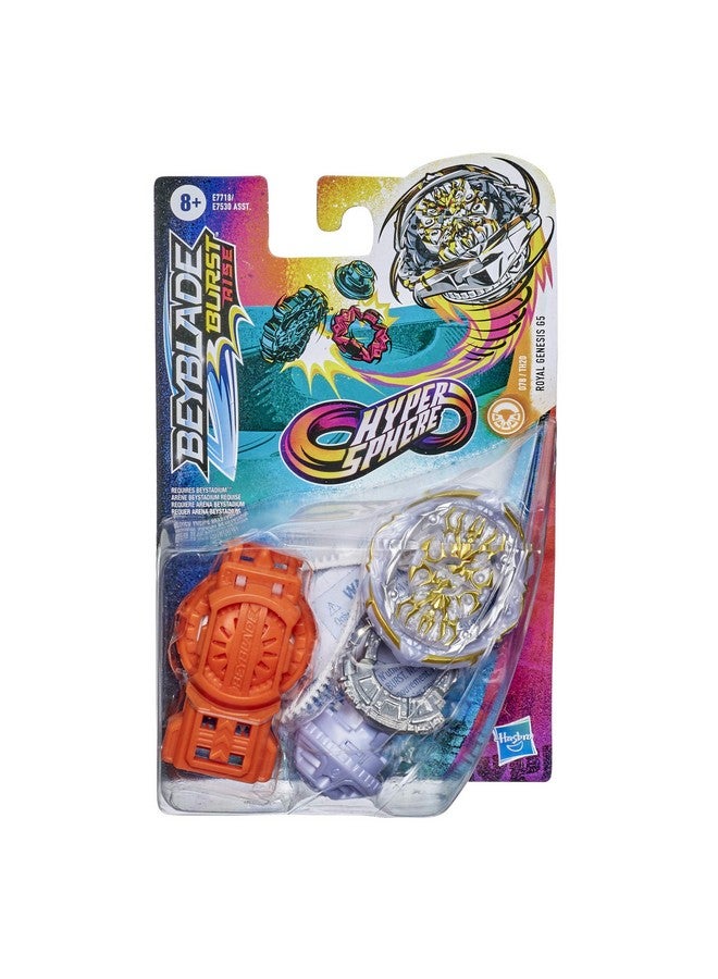Bey Blade Beyblade Burst Rise Hypersphere Royal Genesis G5 Starter Pack - Stamina Type Battling Top Toy and Right/Left-Spin Launcher, Ages 8 and Up - Image 1