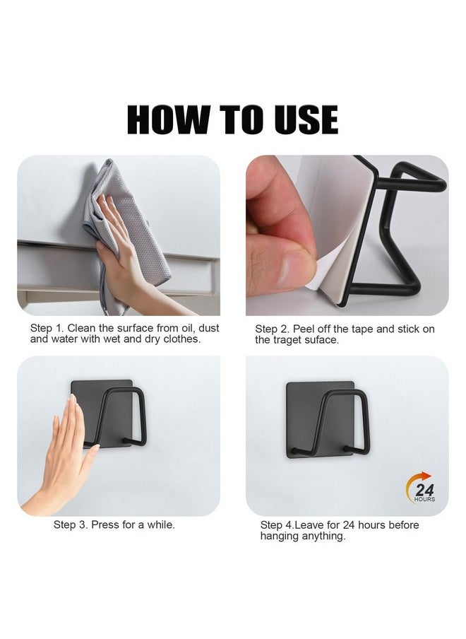 Luckyiren Luckyiren Adhesive Sponge Holder for Kitchen Sink, SUS304 Stainless Steel Scrubber Hanger Caddy Accessories Storage Rack Stand for Scratch Scrub Dishcloth Dishrag Wool Exfoliator Strainer Stoppe  - Image 3