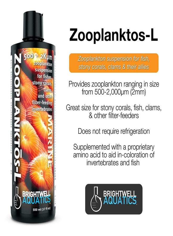 Brightwell Aquatics Zooplanktos L - Zooplankton Suspension for Fishes, Stony Corals, Clams, and Other Filter-Feeders - Image 2