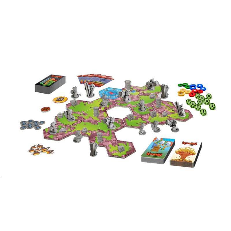 Mantic Games: Worms: The Board Game - Hilarious Tabletop Game Incorporating All The Fun & Shenanigans from The Classic Video Game  Age 10+  2-6 Player - Image 4