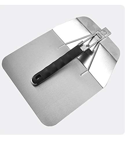 UNIQUE CART Pizza Peel Metal Large Pizza Paddle Stainless Steel with Folding Handle - Image 5