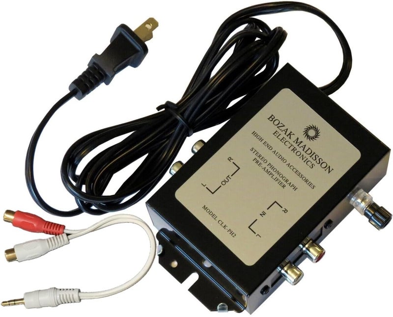 Bozak Madisson Phono Preamp Preamplifier, Turntable Amplifier Pre-Amp