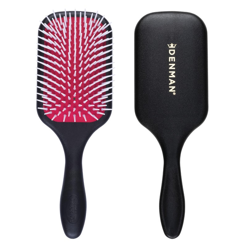 Denman Detangling & Styling Paddle Brush â€“ Wet or Dry Hair Detangler & Styler for Curly, Coily, Straight, Thick & Long Hair â€“ Ideal for Women & Men - Image 1