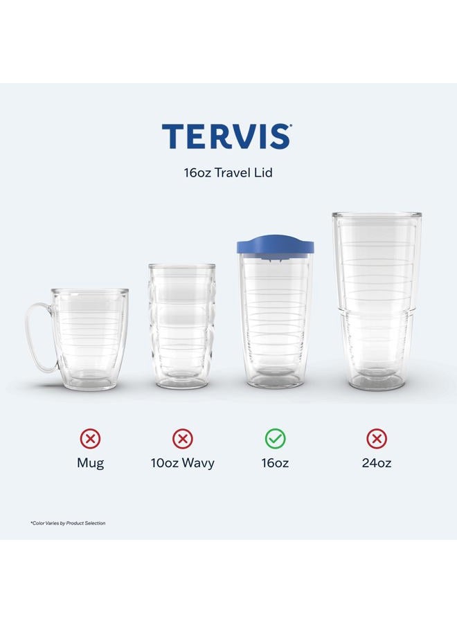 Tervis Travel Lid, 16 oz, Clear - Image 2