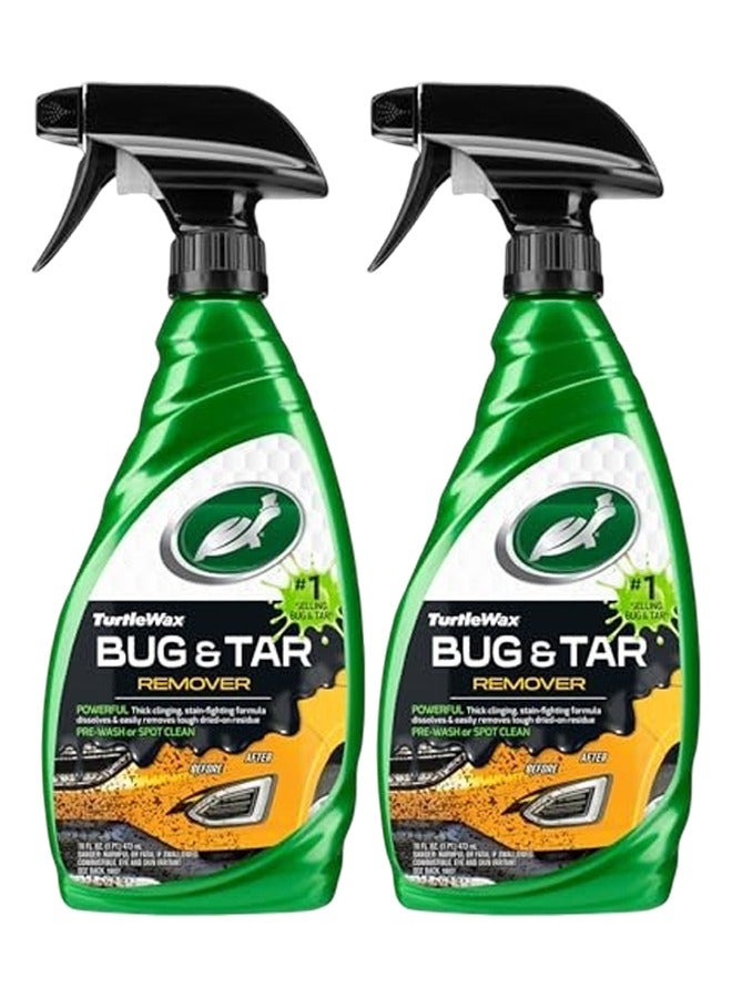 TurtleWax Turtle Wax Bug & Tar Remover Spray 473ml Car Exterior Cleaner for Bugs Tar Tree Sap Road Grime Paint Safe Pre Wash Spot Cleaning Formula for Cars Trucks Motorcycles RVs Fast Acting Automotive Surface Cleaning Spray TW-BTR473. - Image 1