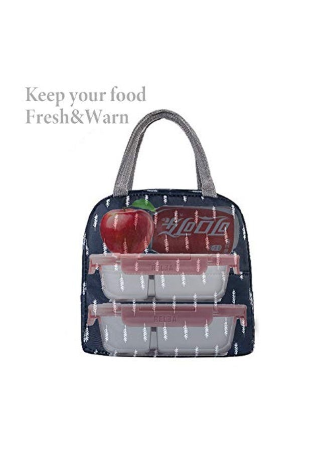 Binoster Binoster Insulated Lunch Bag Tote Bag for Women Wide Open Insulated Cooler Bag Water-resistant Thermal Leak-Proof Lunch Organizer For Men Girls Children Outdoor Picnic Work - Image 5