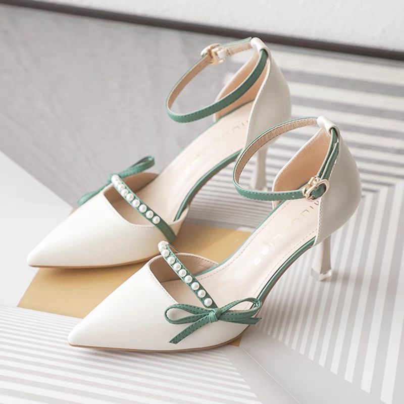 Dopamine All-match Pure Desire High-heeled Shoes for Women 2024 Summer Chanel Style Dress Single-layer Shoes with Fashion Shoes for Women - Image 2