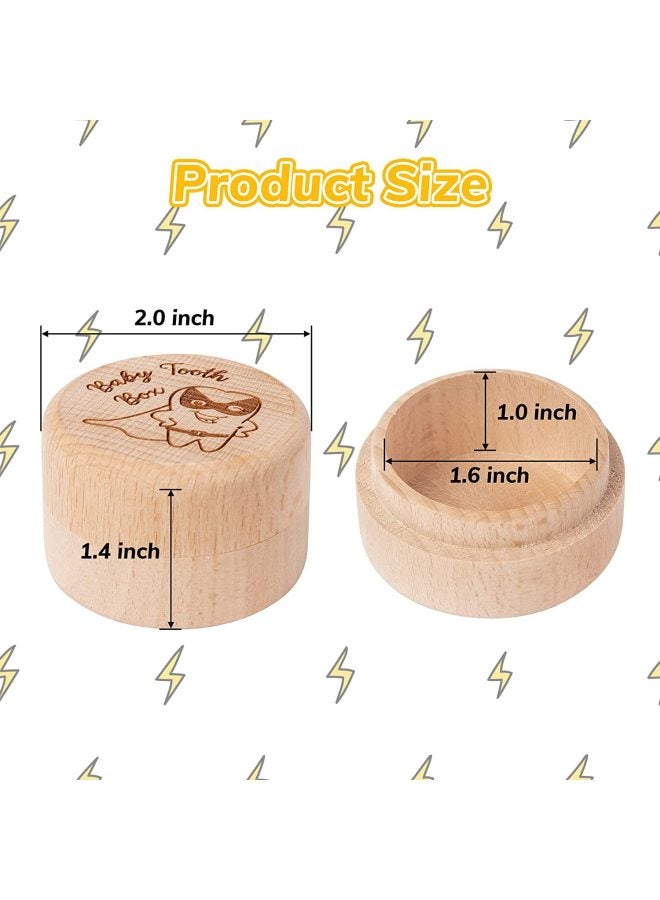 Creative Wedding Ring Box Solid Wood Wooden Children's Teeth Box European Style Personality Proposal Ring Box Teeth Storage Box-Color:Carved Style-Specifications:Trumpet - Image 1