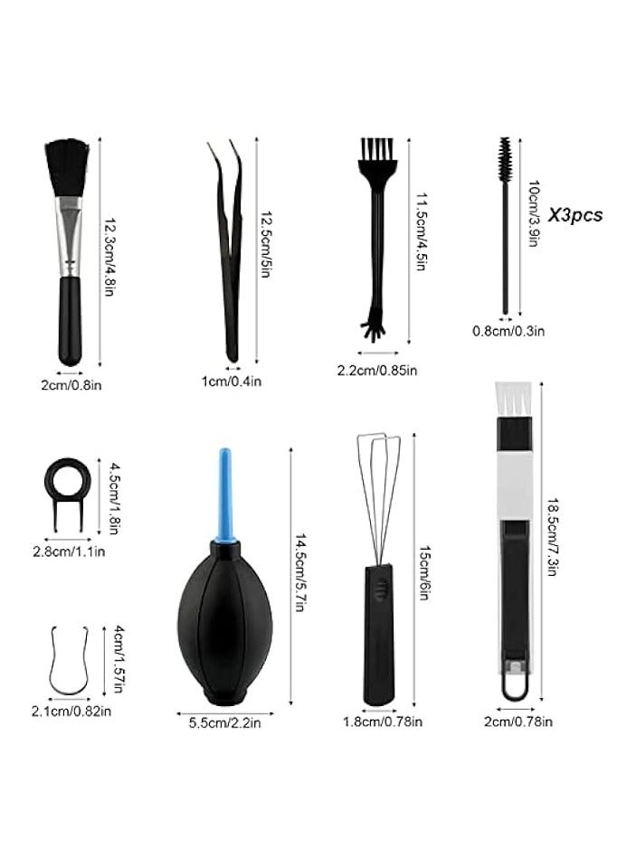 PROMASS 14 Pcs Keyboard Cleaning Kit, Laptop Computer Cleaning Kit, Computer Cleaning & Repair, Keyboard Cleaner, Cleaning Tool - Image 2
