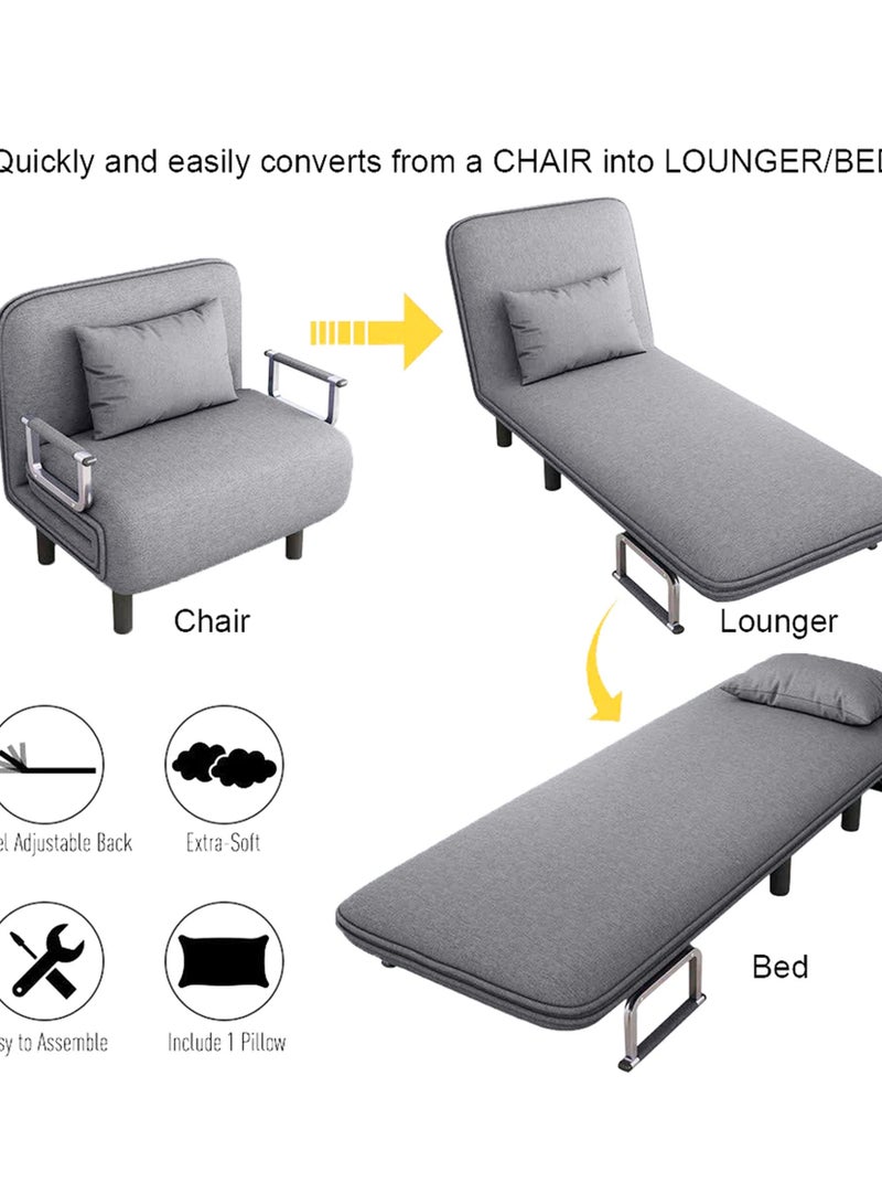 هوك أريكة سرير أريكة مفردة قابلة للتحويل - Image 5