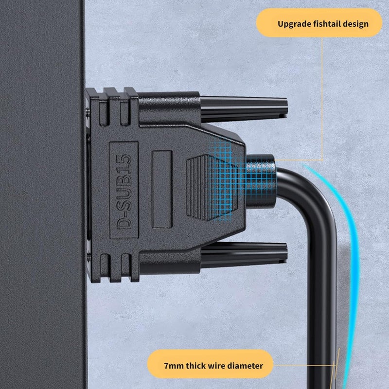 DB15 Male to Female Extension Cable 1 5M Double Shielded Stable Data Transfer Wire - Image 5