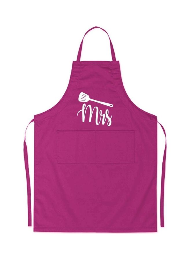 NIBEMINENT 2-Piece Couple Adjustable Aprons White/Pink 98x69.5cm - Image 2
