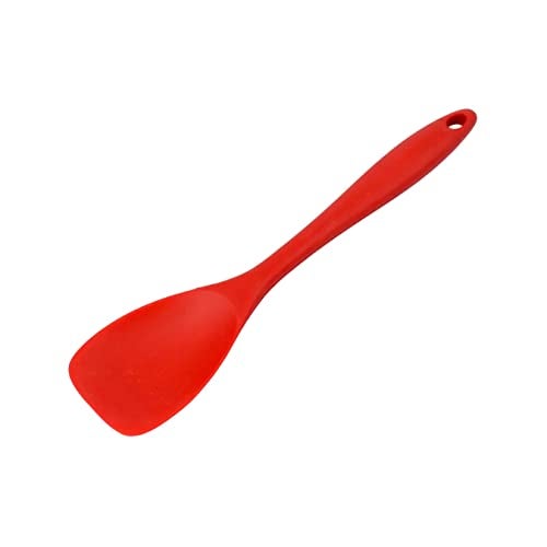 Atevon Heat Resistant Silicone Spatula Non-Stick Wok Turner in Hygienic Solid Coating Cookware Kitchen Tools - 9 Cm - Image 1