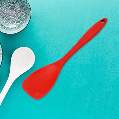 Atevon Heat Resistant Silicone Spatula Non-Stick Wok Turner in Hygienic Solid Coating Cookware Kitchen Tools - 9 Cm - Image 2