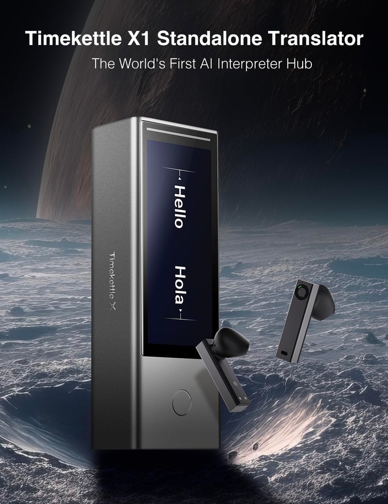 Timekettle X1 AI Interpreter Hub — 40-Language, Two-Way Translation Device for up to 50 Users. Perfect for Business, K-12 Education, and Real-time multilingual speeches - Image 2
