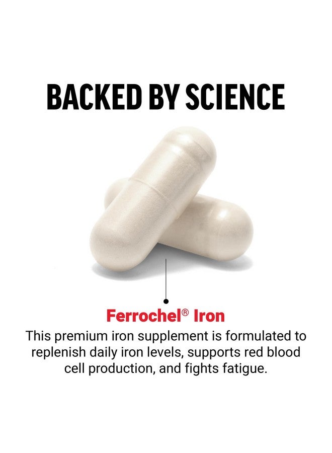 Force Factor فورس فاكتور، مكمل الحديد للنساء والرجال، غير مسبب للإمساك، لطيف على المعدة، حديد بيزغليسينات 36 ملغ، 90 كبسولة نباتية - Image 3