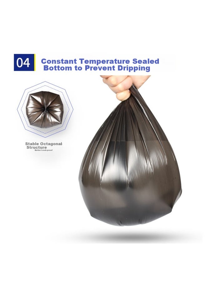 Yessel Yizhixuan Vest Garbage Bags, 300 Count, Single-sided 0.7 Microns, Black, 45*60cm, Thickened, For Home And Office Use - Image 4
