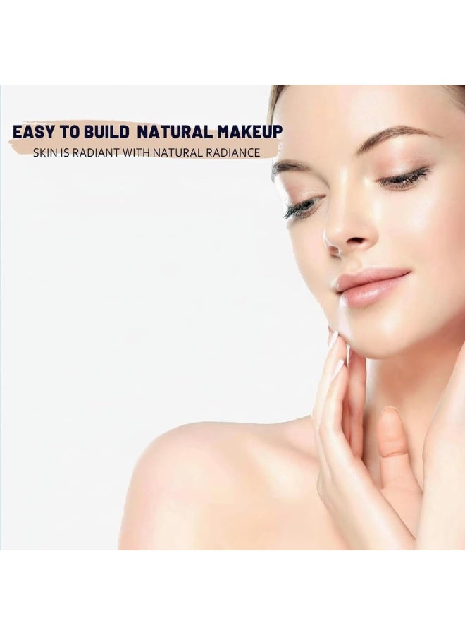 KASTWAVE Hydrating BB Cream Foundation, Color Correcting Tinted Moisturizer with SPF 50, Full-Coverage, Long-Lasting for All Skin Types – Medium, Light - Image 1
