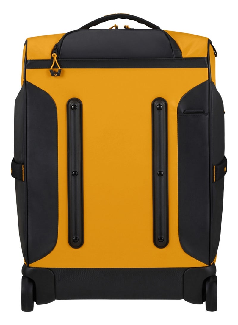 Samsonite Paradiver Wheeled Duffle Bag 55 cm / 20 inch, Yellow|Reflective Pattern|TSA Lock|ID Tag|Spacious Interior|Water Repellent Material|Recyclex Material Technology - 5 Years International Warranty - Image 2