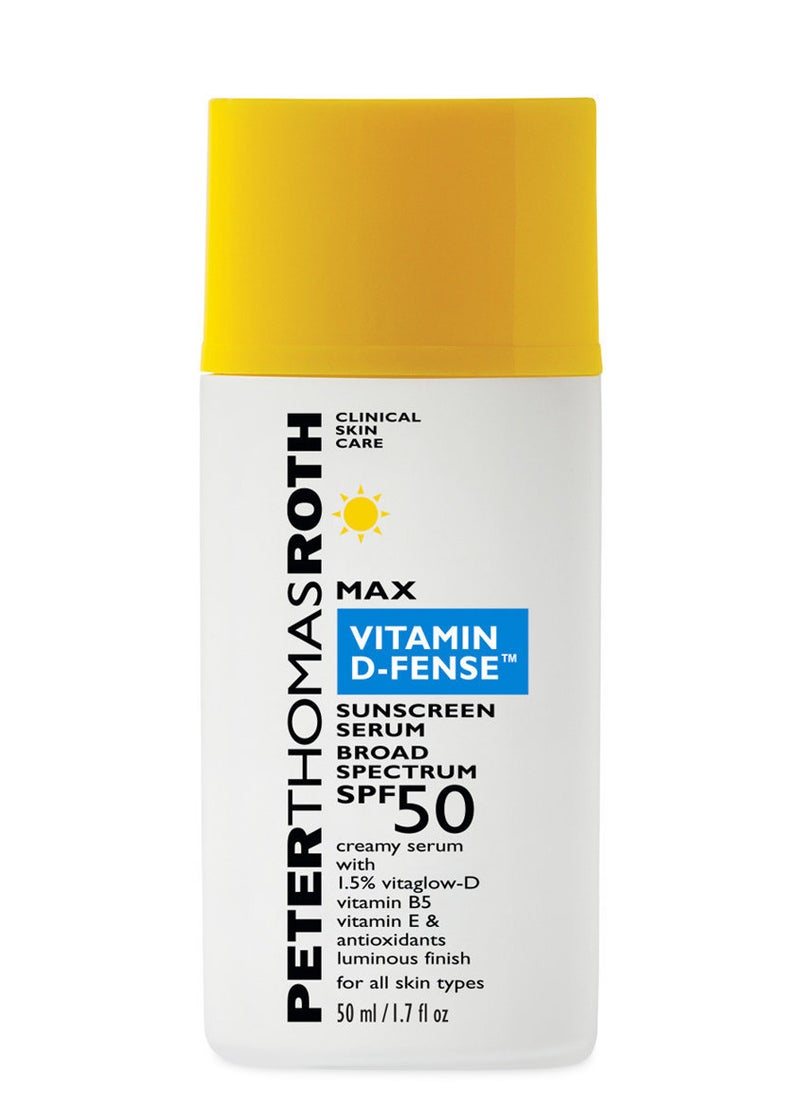 PETER THOMAS ROTH Max Vitamin D-Fense Sunscreen Serum Broad Spectrum SPF 50 50ml 