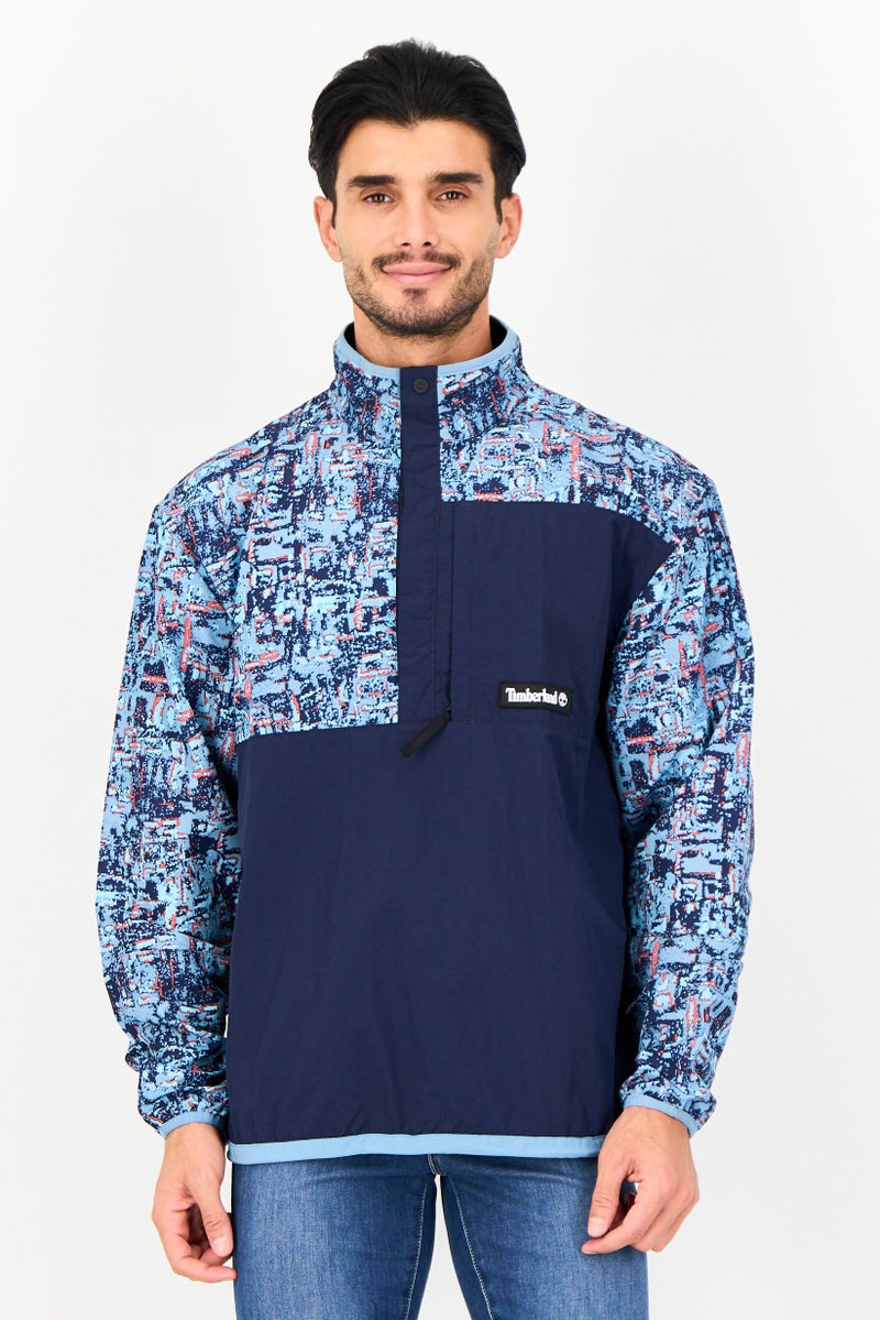 Timberland Men Summer Stipple Packable Outdoor Jacket, Navy - Image 1