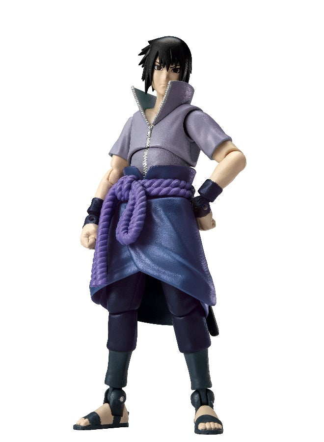 Bandai Anime Heroes Naruto Ultimate Legends 5-Inches - Uchicha Sasuke (Adult) | Collectible Action Figure | Display Figure | Perfect Gift for Collectors, Manga & Anime Lovers! - Image 1