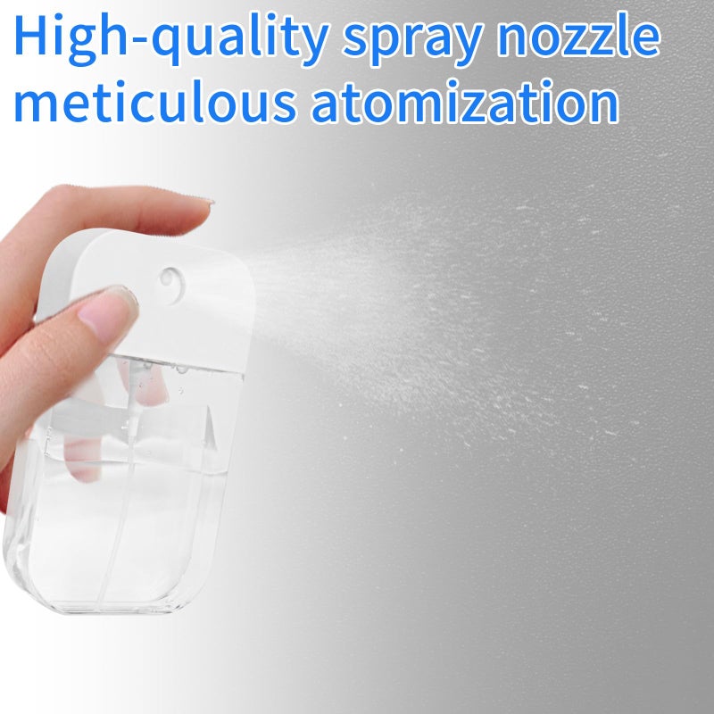 Rimoev 4 PCS Clear Spray Bottles, Portable Card Spray Bottles, 50 ML Refillable Plastic Perfume Atomizer Vials, Suitable Perfume, moisturizing water, hand sanitizer - Image 4
