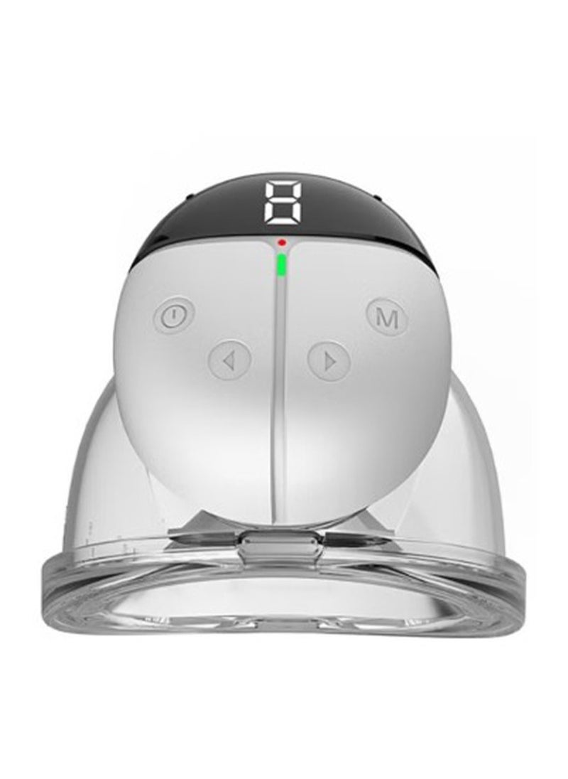 عربست - مضخة ثدي كهربائية يمكن ارتداؤها مع شاشة LED مضخة ثدي بدون استخدام اليدين، وضعين و9 مستويات تعديل، شكل فريد 24 مم افتراضي - Image 1