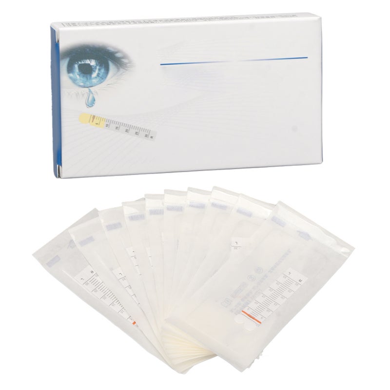 10pcs Schirmer Test Strip Professional Portable Tear Secretion Test Strips for Tear Secretion Disorders - Image 1