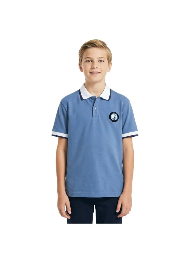 Boys Polo T-Shirt With Logo