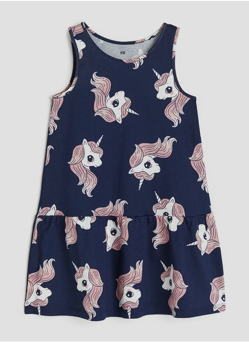 اتش اند ام Kids Unicorn Print Midi Dress