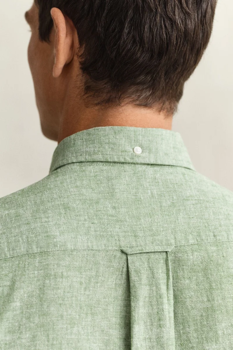 GANT  Regular Cotton Linen Short SleeveShirt for Men | Best Price UAE