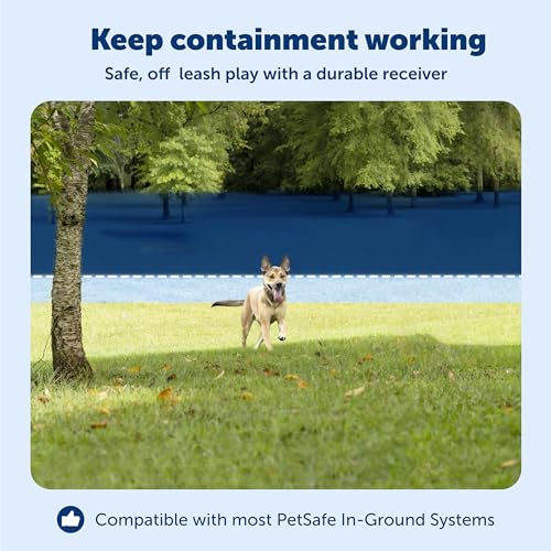 PetSafe Rechargeable In-Ground Pet Fence Receiver Collar for Cats and Dogs, Waterproof with Tone and Static Correction, Fits Pets 5 lbs and Up from The Parent Company of The Invisible Fence Brand - Image 3