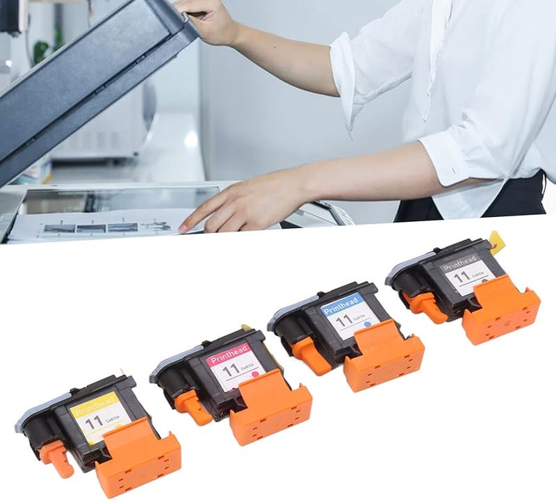 Topincn 4 Pcs Printer Printhead Replacement Black Cyan Yellow For 100 110 111 500 510 800 813 850 Clear Resolution - Image 3