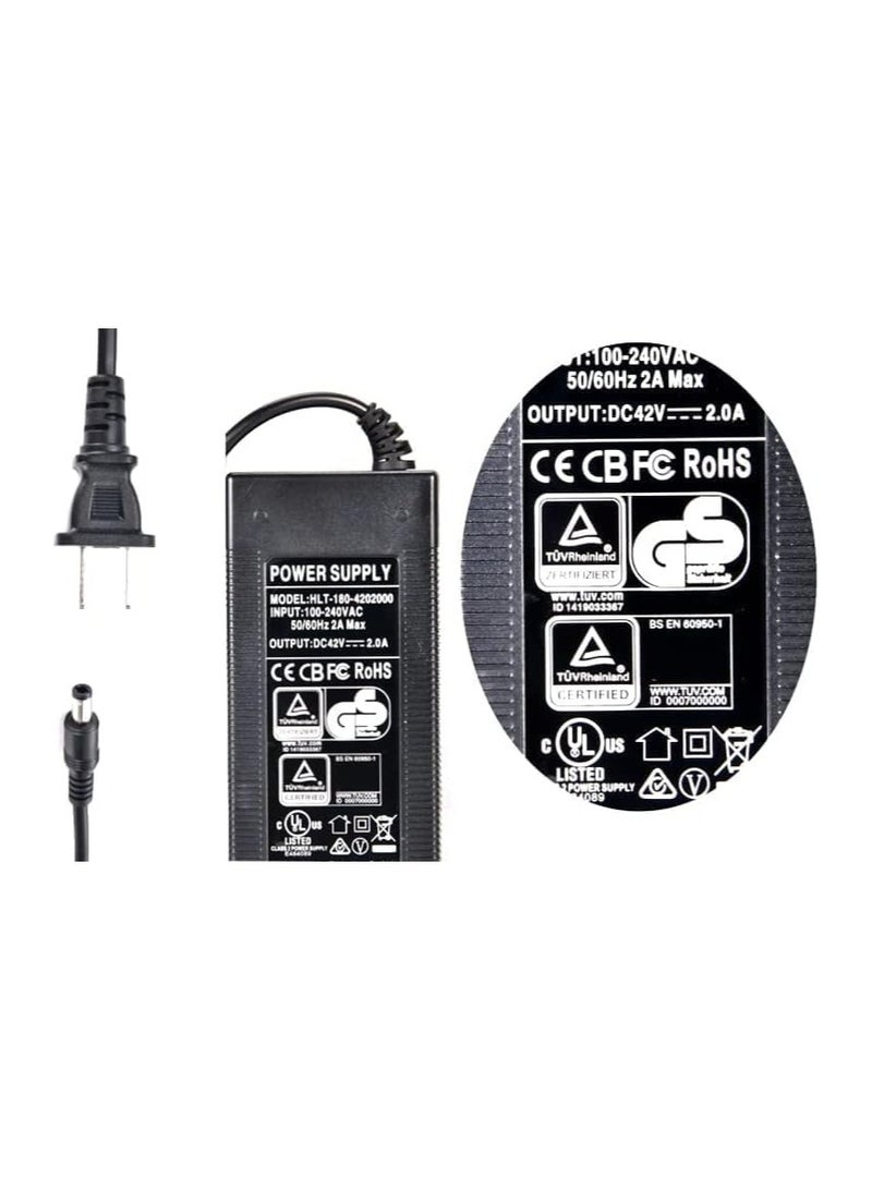 شاحن سكوتر كهربائي ELTERAZONE 42V,2A، مناسب فقط لـ gotrax.GXL V2.Apex.Xr Ultra.XR Elite.G3.G4.GMAX Ultra.Vibe. - Image 4