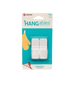 Velcro Hangables Removable Small Hook in White  - Image 3