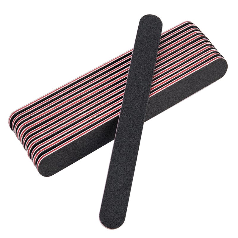 15Pcs Professional Nail Files Double Sided Emery Boards 100/180 Grit Nail Files & Buffers Natural Artificial Nails Buffer Block Manicure Kit - Image 2