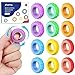 NPPN Sensory Toys Fidget Rings for Kids 12 Pcs Finger Spinner Rings for Anxiety Relief Autism ADHD Quiet Fidgets for Classroom Prizes Party Favors Bulk Pinata Stuffers - Image 3