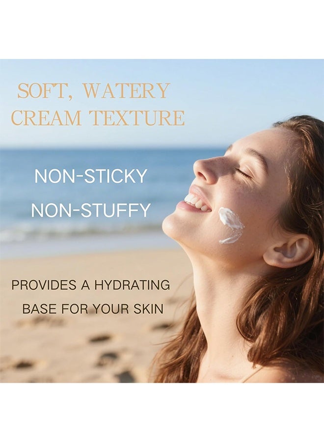مكس سون كريم واقي الشمس من ميكسون بحجم 1.69 أونصة سائلة / 50 مل، SPF 50، قوام خفيف، لا يترك أثرًا أبيض على الوجه، مناسب للعناية بالبشرة الكورية الزجاجية، مقاوم للماء ومقاوم للعرق، مرطب. - Image 5