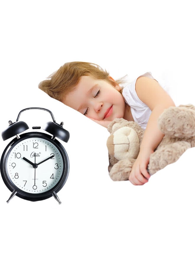 Compas Alarm Clock For Children And Students, Retro Mechanical Bell Alarm Clock With Loud Volume, Bedside Clock, Alarm Watch 2314 Green - Image 1