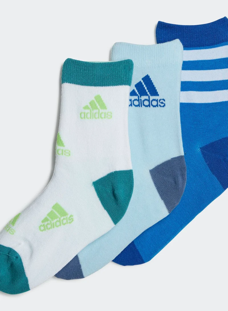 adidas مجموعة جوارب جرافيك مكونة من 3 ازواج